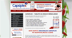Desktop Screenshot of capsiplexcijena.com